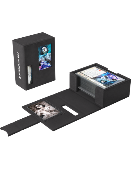 Gamegenic: Arkham Horror - Investigator Deck Tome - Neutral (Black-Gray)