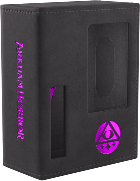 Gamegenic: Arkham Horror - Investigator Deck Tome - Mystic (Black-Purple)
