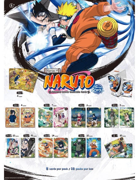 Naruto: Smriti Collectible Cards - Heaven Scroll - Platinum Booster