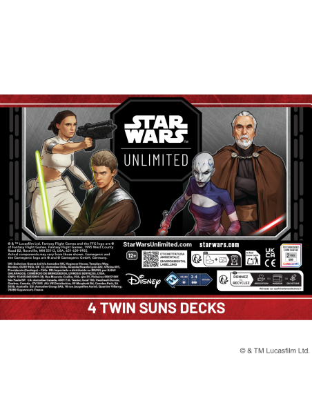 Star Wars: Unlimited Card Game - Twin Suns Format - Deck Display