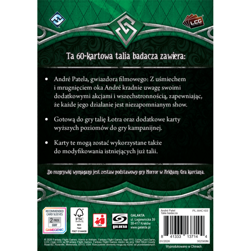 Horror w Arkham LCG: André Patel -...