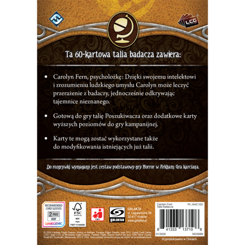 Horror w Arkham LCG: Carolyn Fern -...