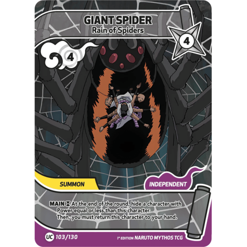 Konoha Shidō - Giant Spider (103/130)...