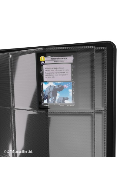 Gamegenic: Star Wars Unlimited - Ashes of the Empire - Zip-Up Album 18-Pocket - Jedi Luke Skywalker & Emperor Palpatine