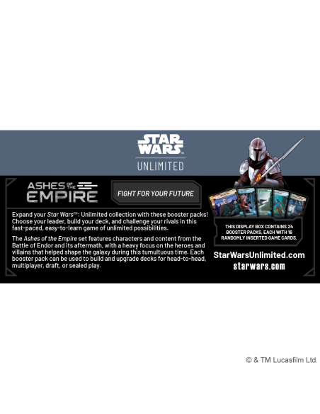 Star Wars: Unlimited Card Game - Ashes of the Empire - Booster