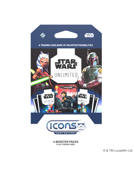 Star Wars: Unlimited Card Game - Icons 2027 Edition - 4 Booster Pack