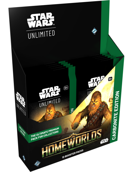 Star Wars: Unlimited Card Game - Homeworlds - Carbonite Booster Display (12)