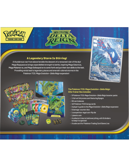 Pokémon TCG: Mega Evolution - Delta Reign - Elite Trainer Box (LIMIT 2 szt. na osobę/firmę.)