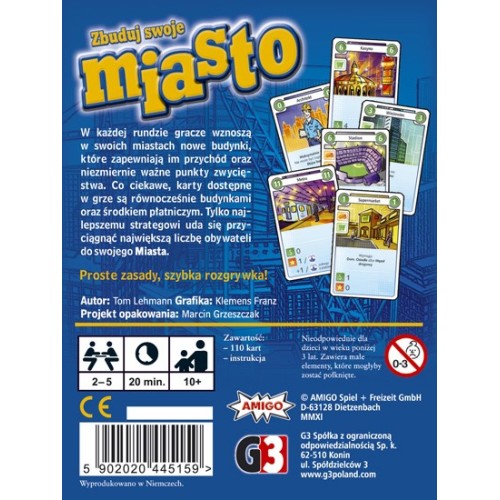 Zbuduj swoje miasto Karciane G3